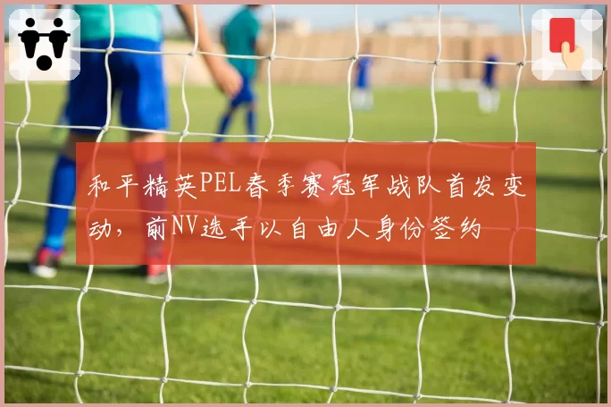 和平精英PEL春季赛冠军战队首发变动，前NV选手以自由人身份签约