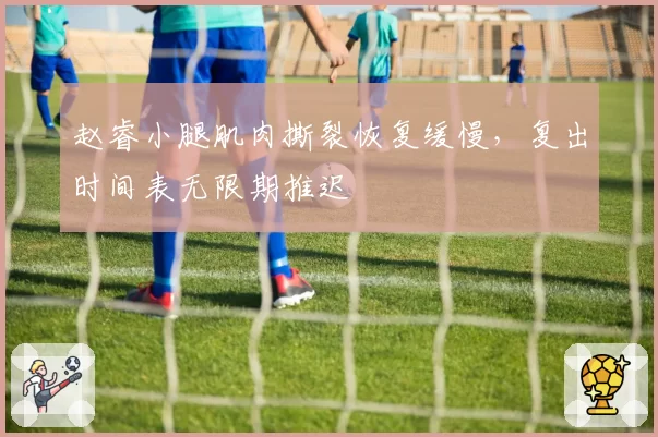 赵睿小腿肌肉撕裂恢复缓慢，复出时间表无限期推迟